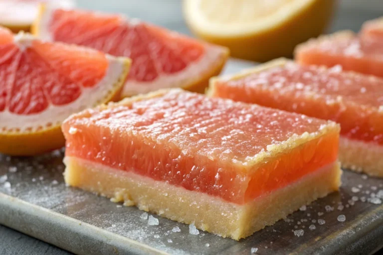Tangy and Sweet Grapefruit Bars: A Refreshing Treat