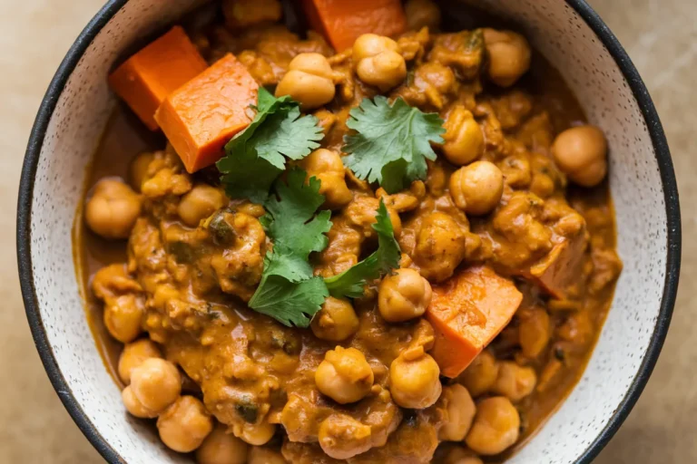 Sweet Potato and Chickpea Curry: Hearty, Healthy, and Comforting
