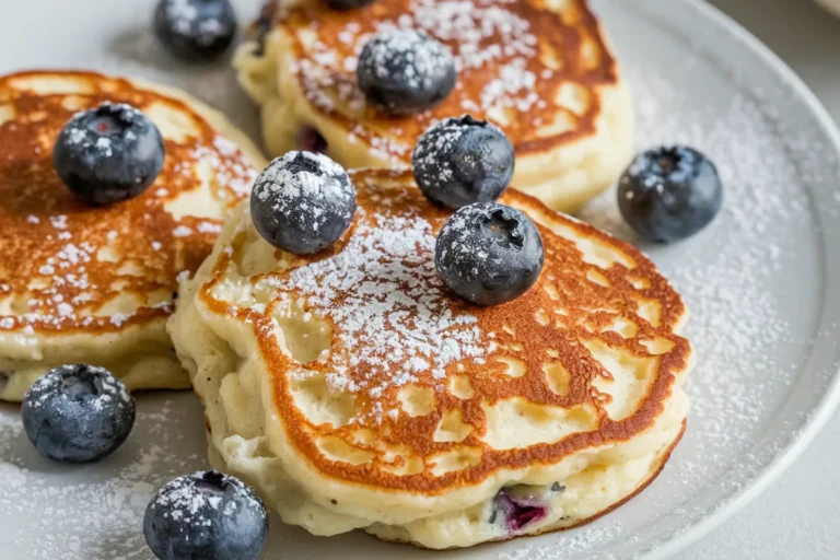 Flourless Cottage Cheese Pancakes