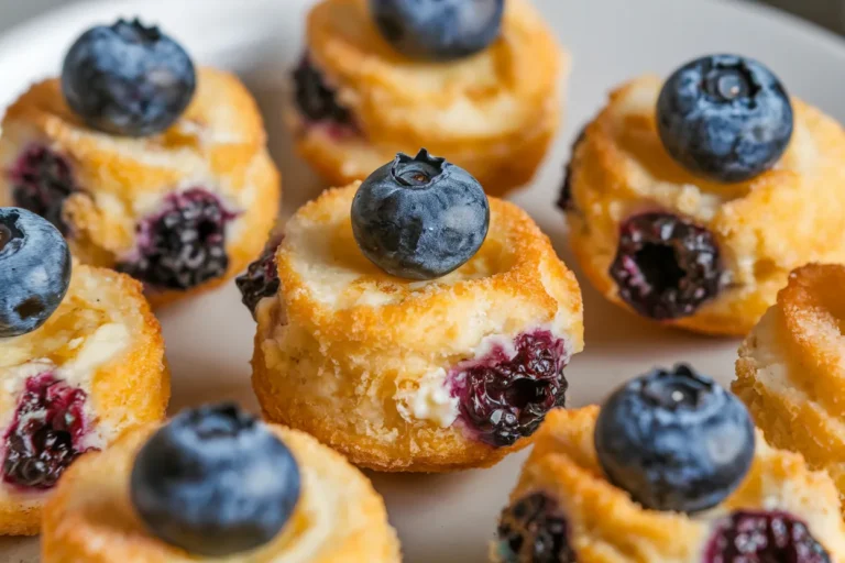Air Fryer Blueberry Cottage Cheese Donut Holes