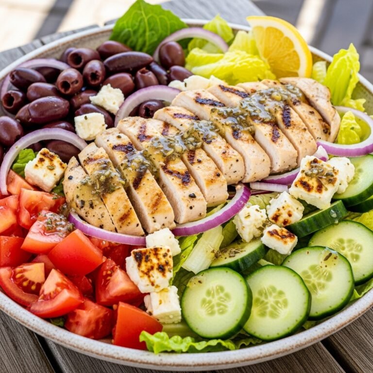 Grilled Chicken Greek Salad