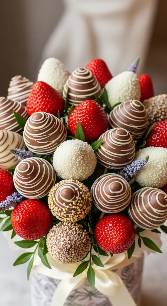 Chocolate Covered Strawberries Bouquet