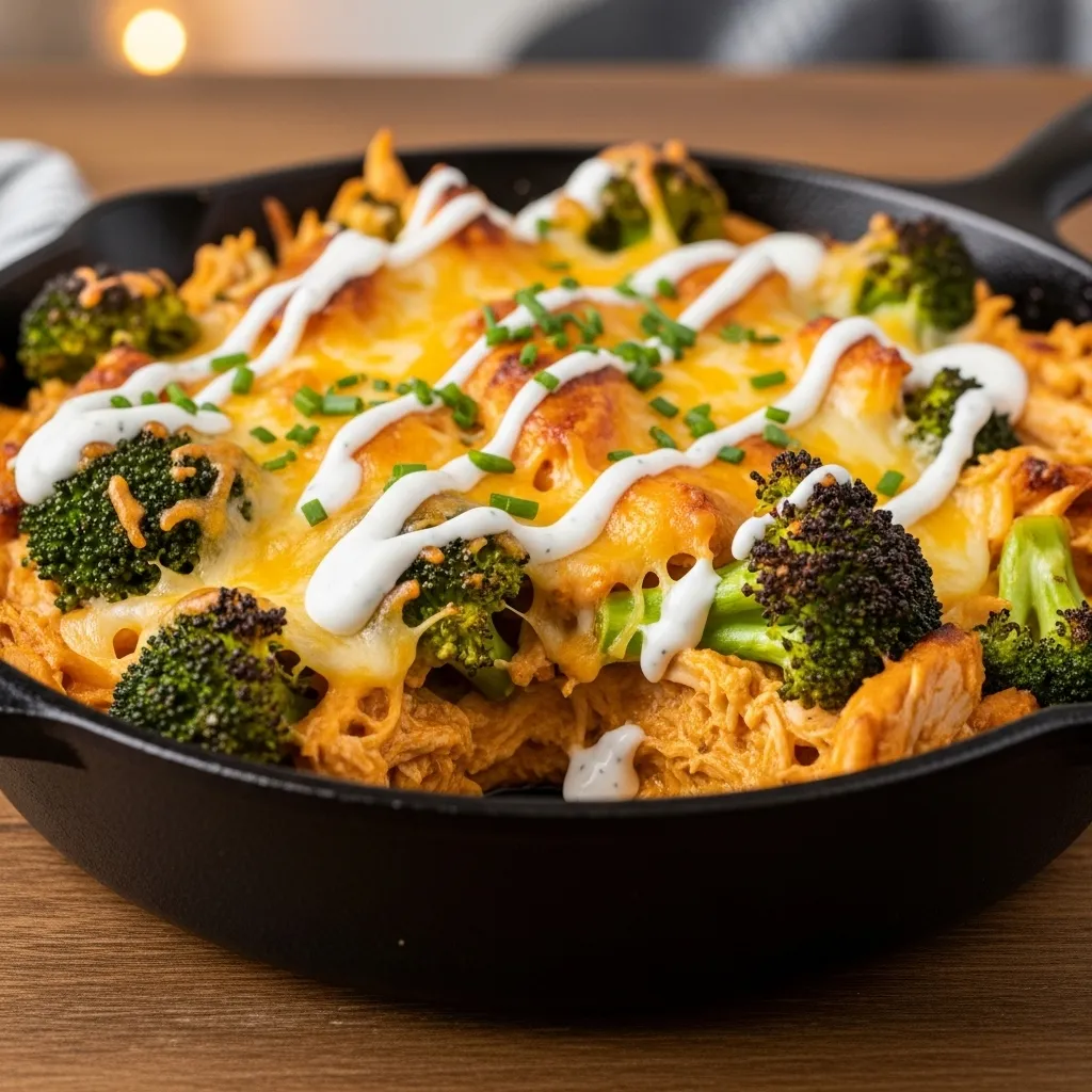 Keto Buffalo Chicken Casserole Broccoli
