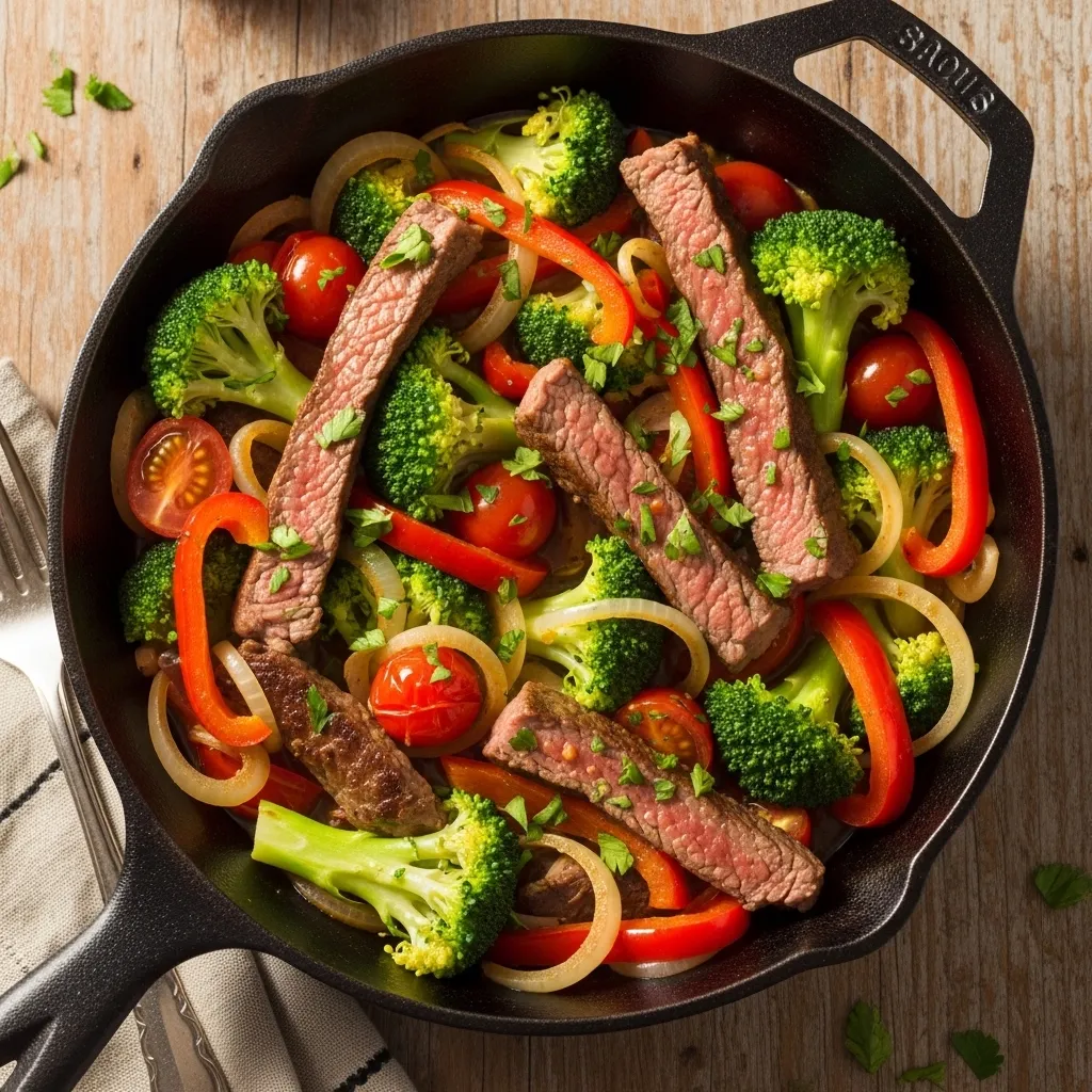 Easy Beef and Vegetable Skillet