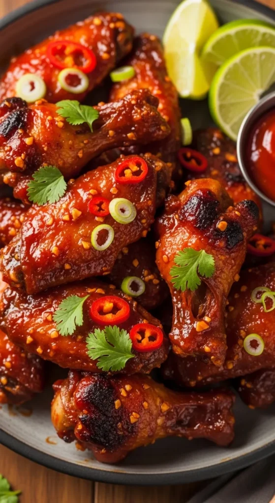 Spicy Sriracha Chicken Wings