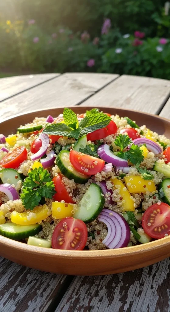Quinoa Summer Salad with Veggies