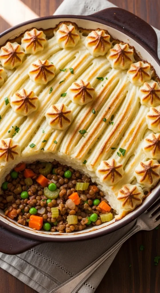 Vegetarian Shepherd’s Pie with Lentils