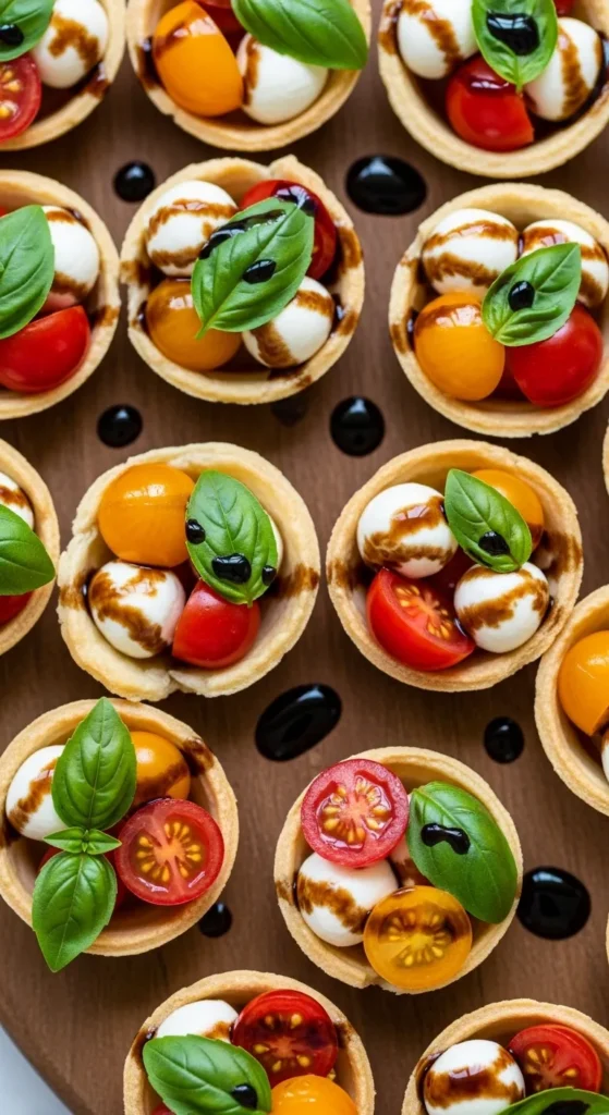 Mini Caprese Salad Tartlets
