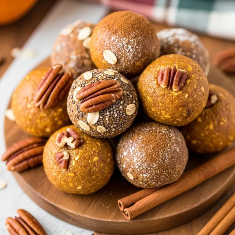 Pumpkin Spice Protein Energy Balls
