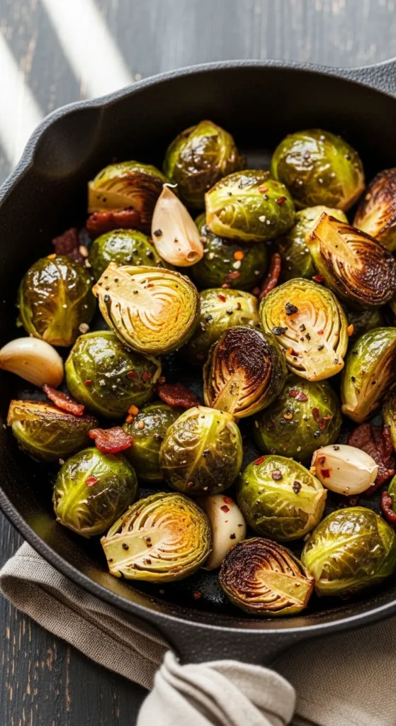 Oven Roasted Brussels Sprouts