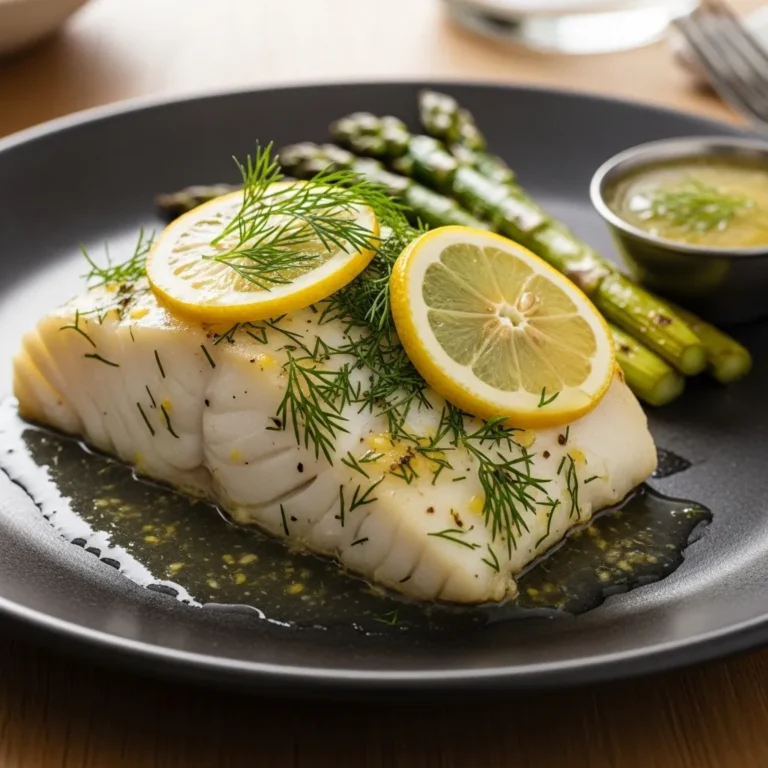 Lemon Dill Baked Cod