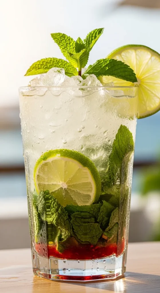Virgin Mojito With Fresh Mint