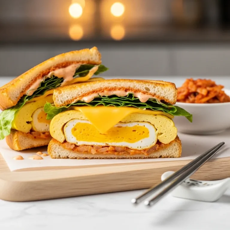 Korean Egg Drop Sandwich Recipe