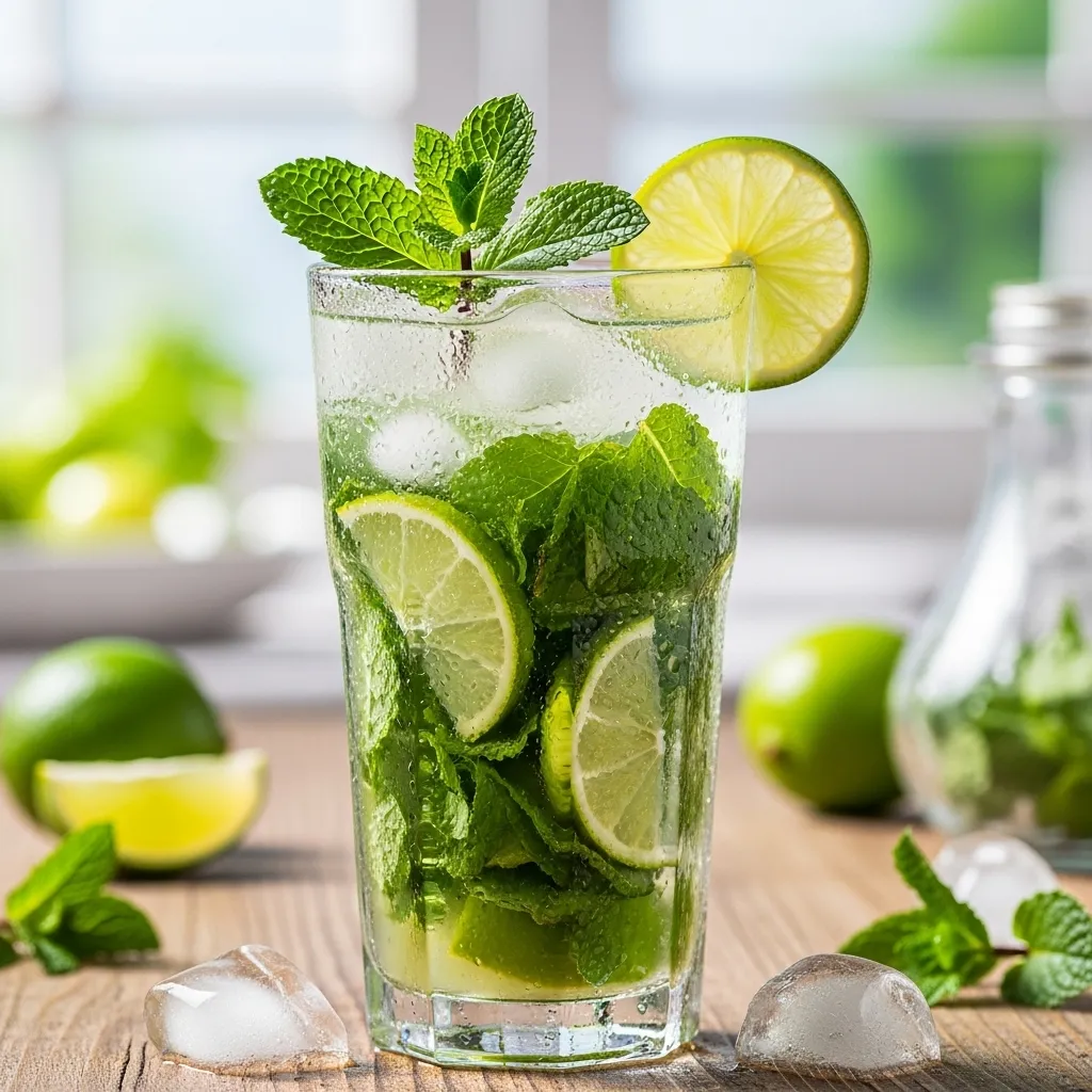 Virgin Mojito with Fresh Mint