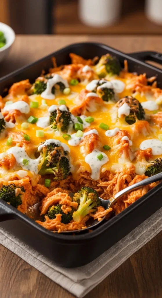 Keto Buffalo Chicken Casserole Broccoli