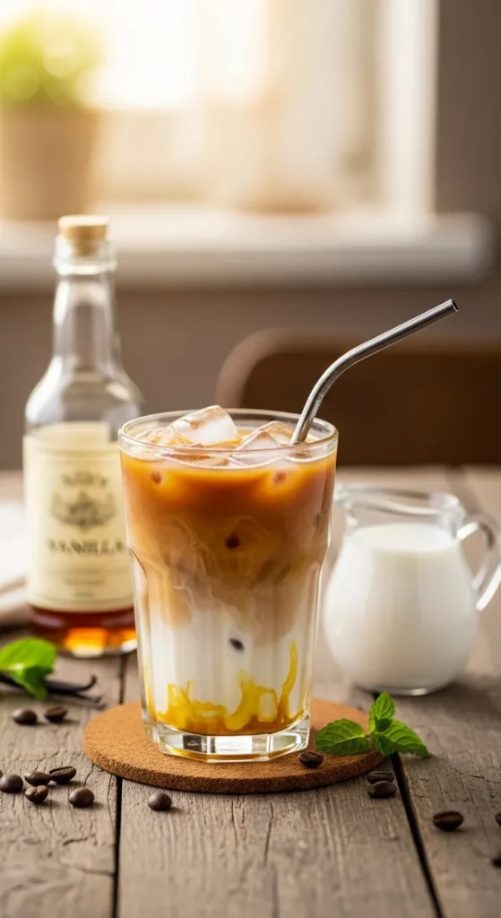 Easy At Home Iced Vanilla Latte