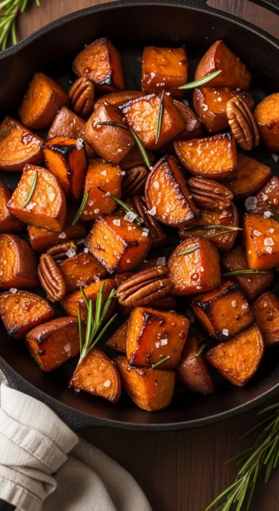 Maple Roasted Sweet Potatoes