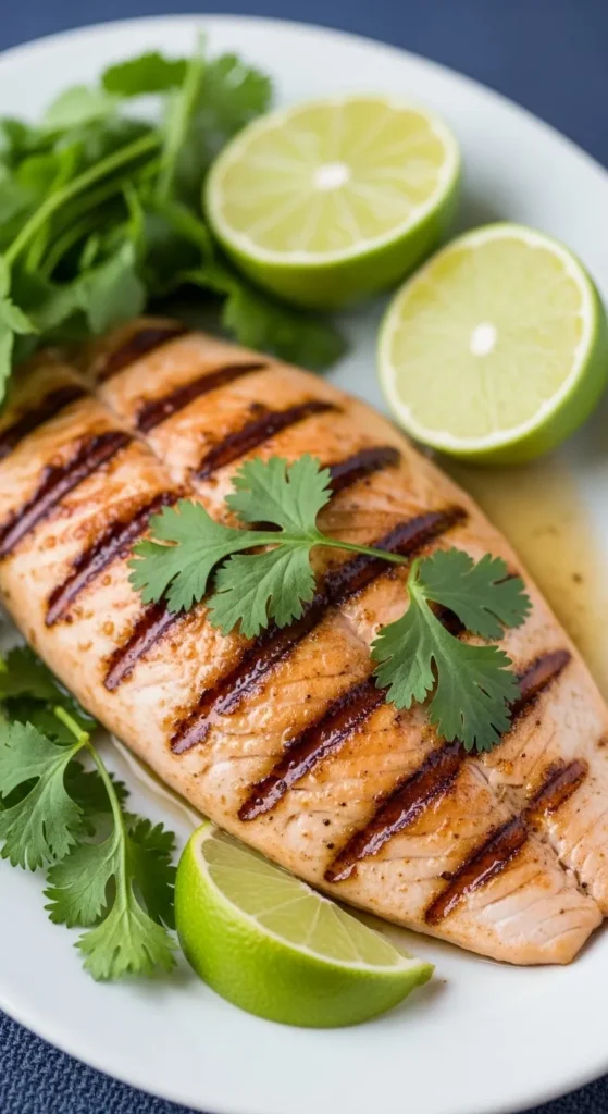Lime Cilantro Grilled Tilapia