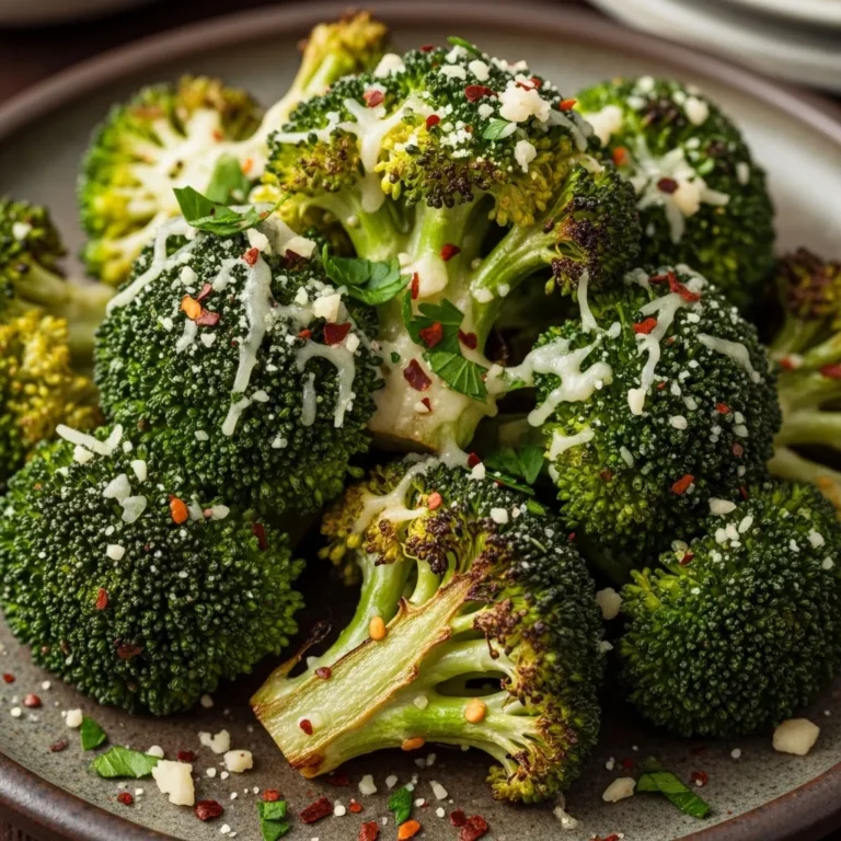 Garlic Parmesan Roasted Broccoli