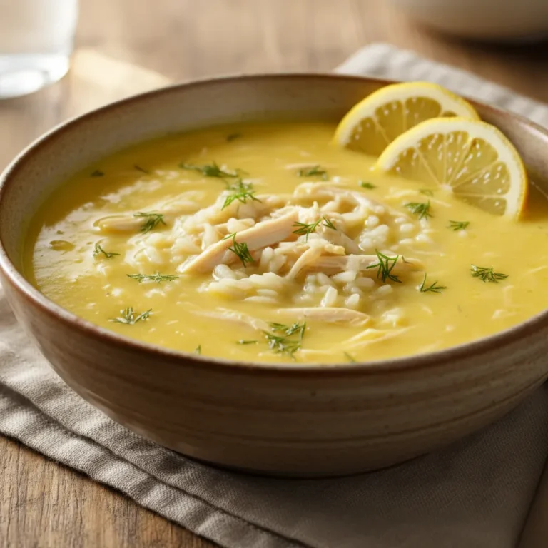Greek Lemon Chicken Soup (Stovetop)