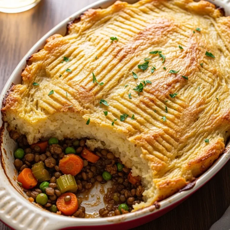 Vegetarian Shepherd’s Pie with Lentils