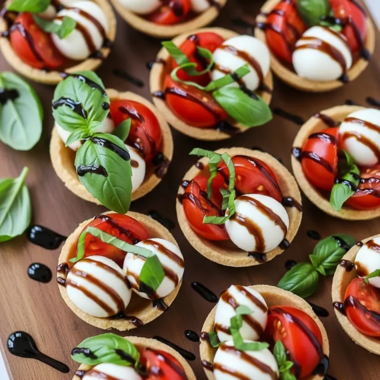 Mini Caprese Salad Tartlets