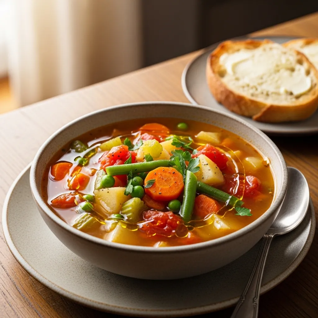 Homemade Vegetable Soup Recipe