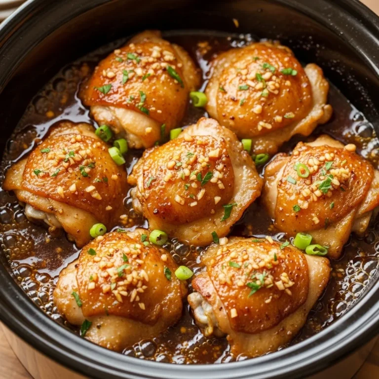 Honey Garlic Chicken Thighs In Crockpot