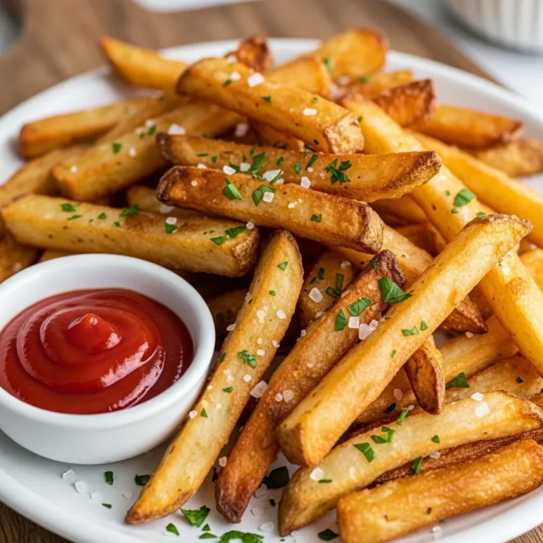 Crispy Oven Fries Homemade
