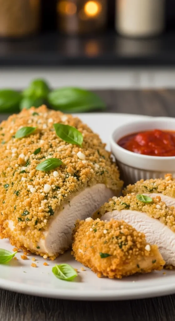 Parmesan Crusted Chicken in Air Fryer