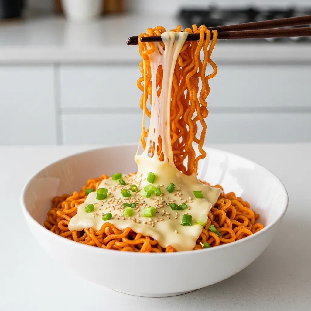 Korean Cheese Buldak Spicy Noodles