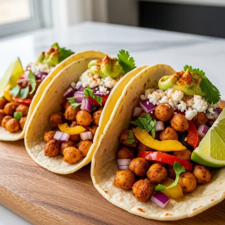 Vegetarian Chickpea Tacos