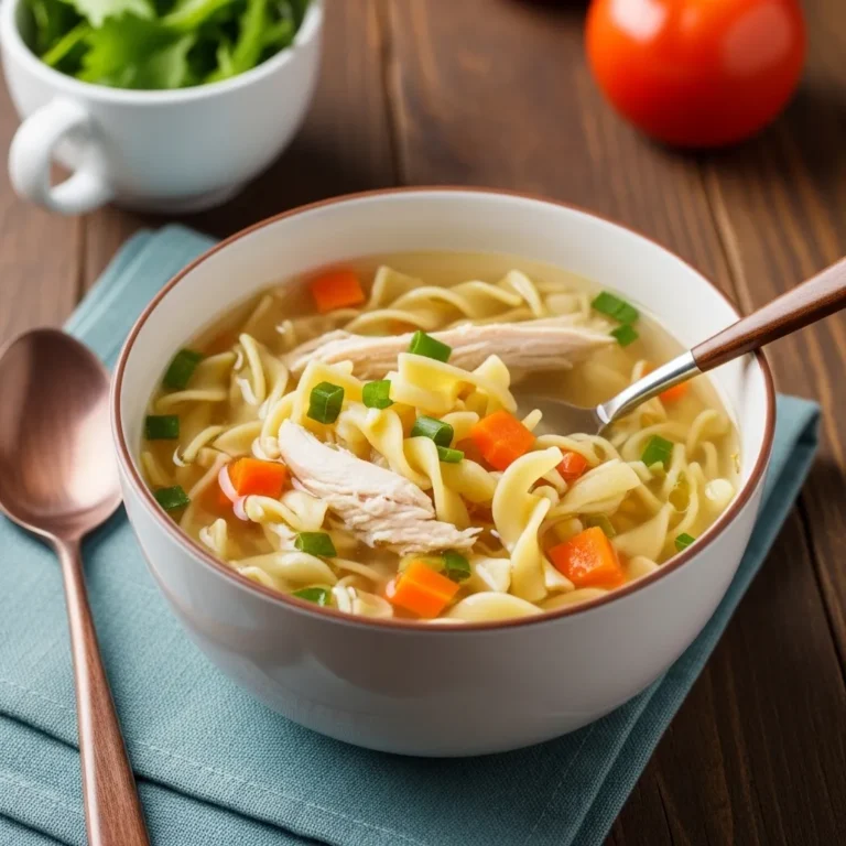 CHICKEN NOODELS SOUP HOMEMADE