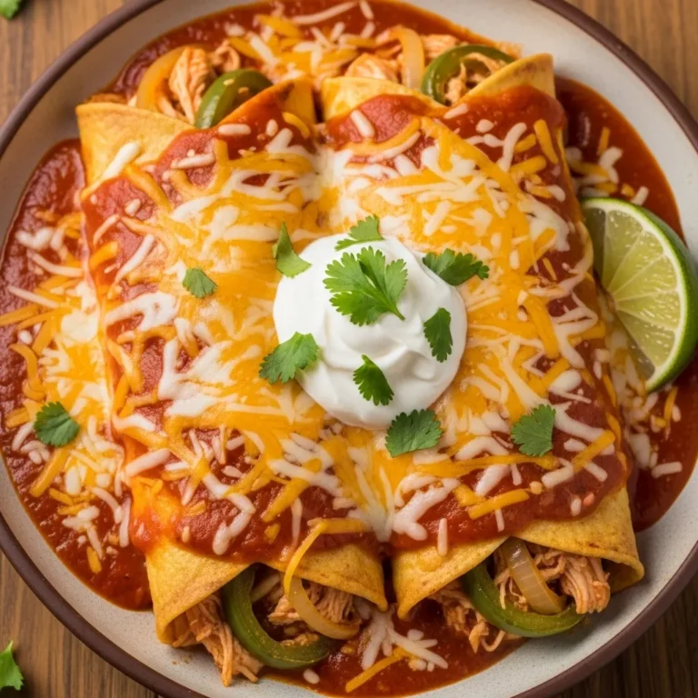 Keto Chicken Enchiladas
