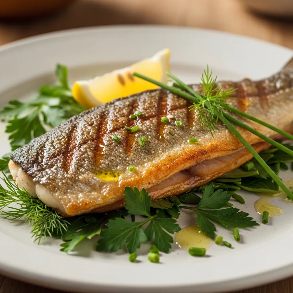 Pan-Seared Trout with Herbs