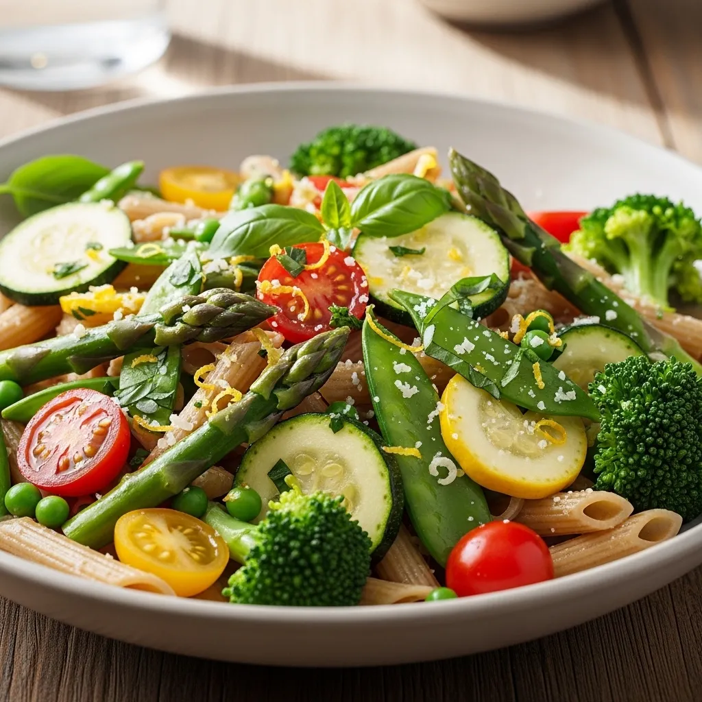Pasta Primavera Healthy