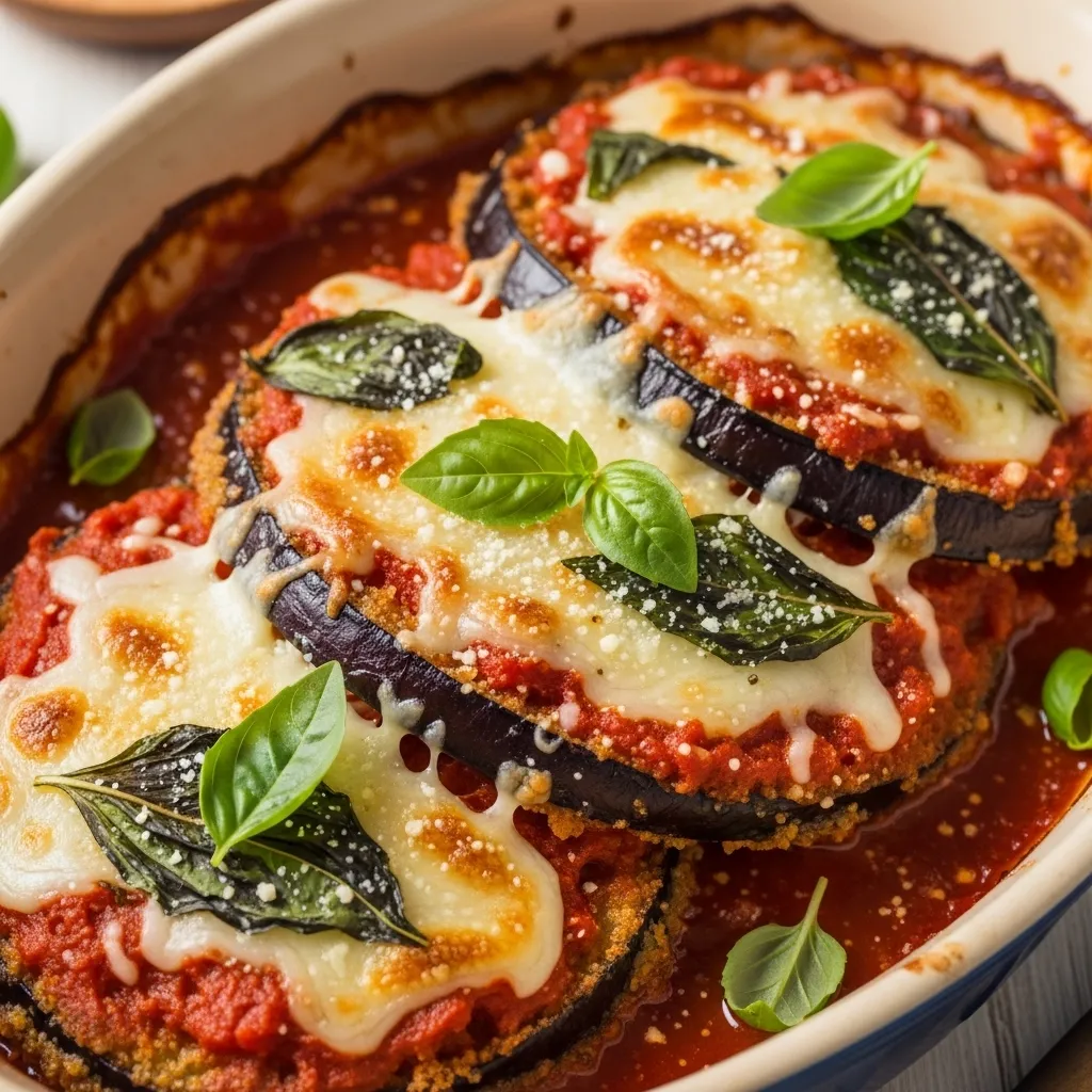Vegetarian Eggplant Parmesan