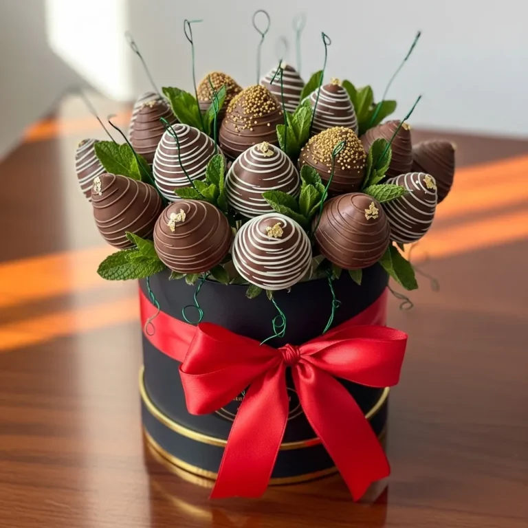 Chocolate Covered Strawberries Bouquet
