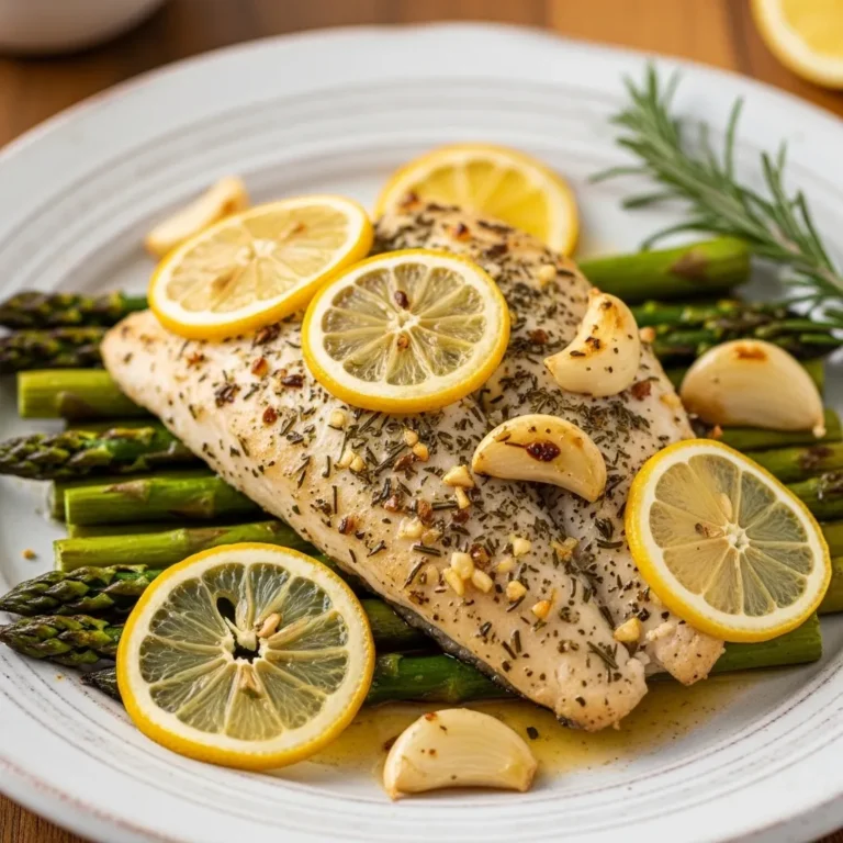 Baked Lemon Garlic Tilapia