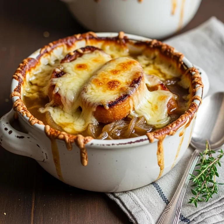 French Onion Soup Homemade