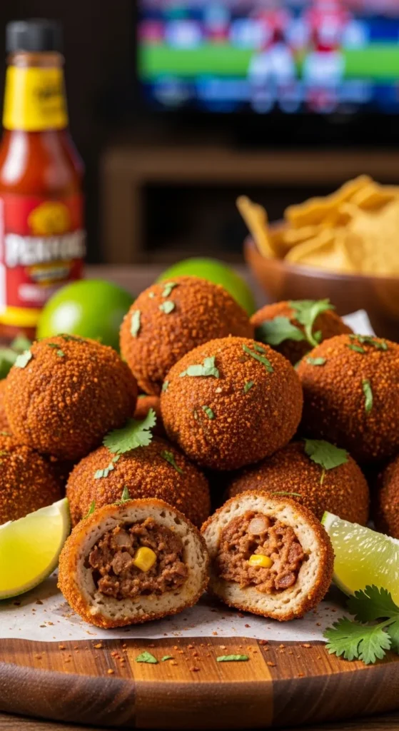 Easy Spicy Mexican Donkey Balls for Game Day 