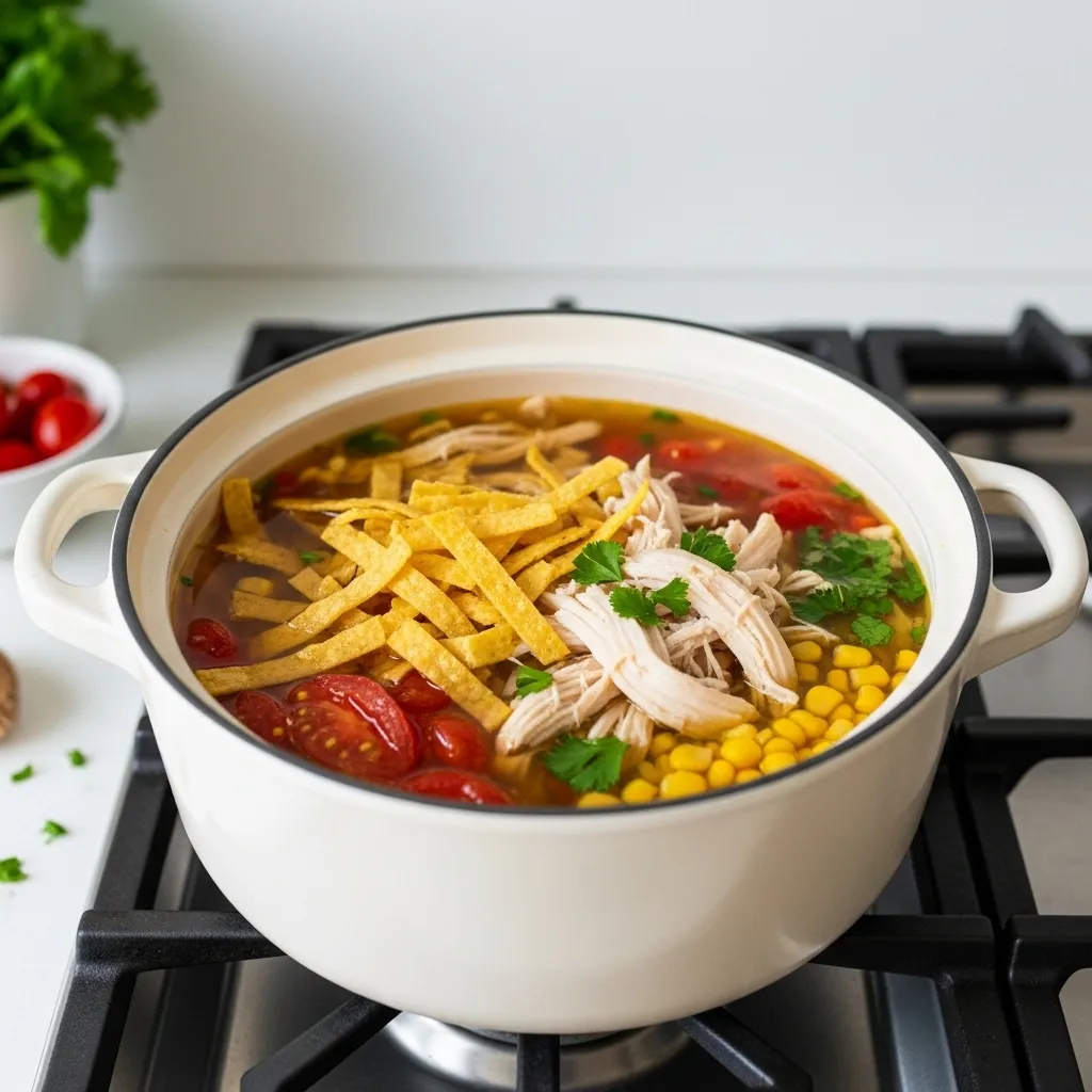 Chicken Tortilla Soup Stove Top Healthy