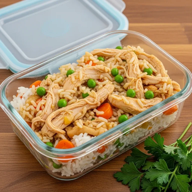 Slow Cooker Chicken And Rice Meal Prep