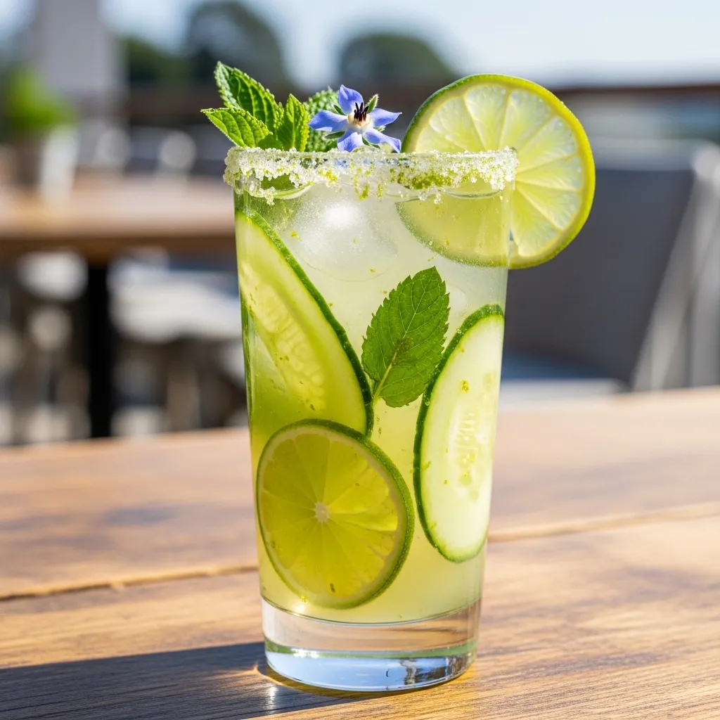 Cucumber Lime Cooler Non-Alcoholic