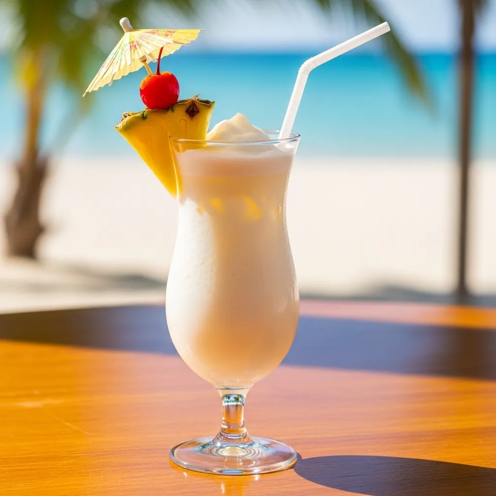 Virgin Pina Colada with Coconut Milk