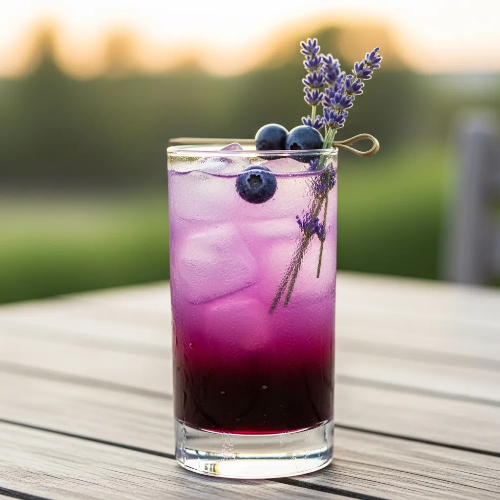 Blueberry Lavender Mocktail