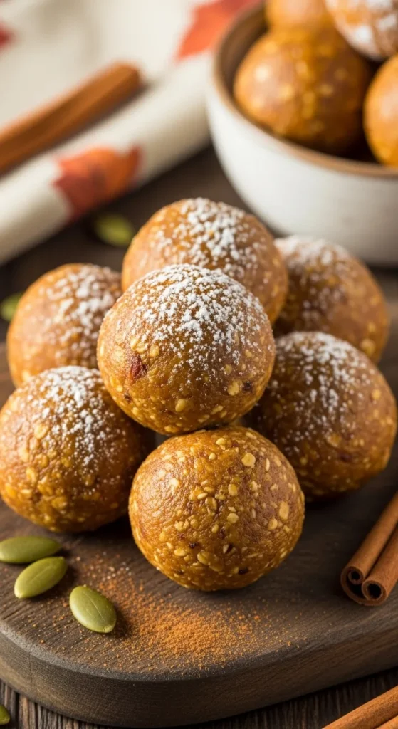 Pumpkin Spice Protein Energy Balls