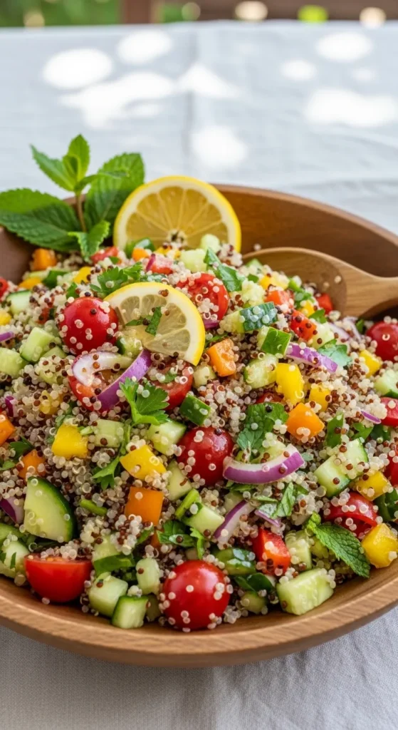 Quinoa Summer Salad with Veggies