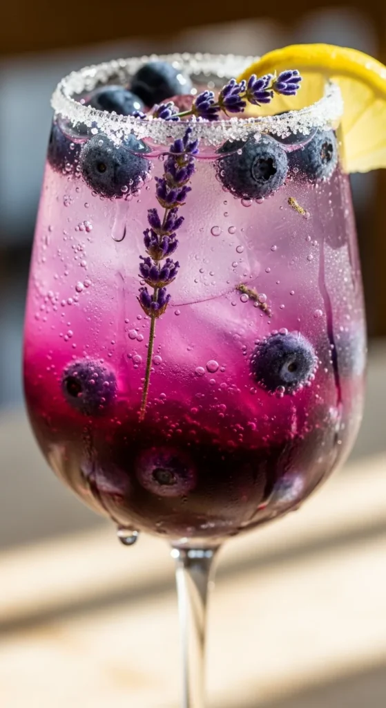 Blueberry Lavender Mocktail