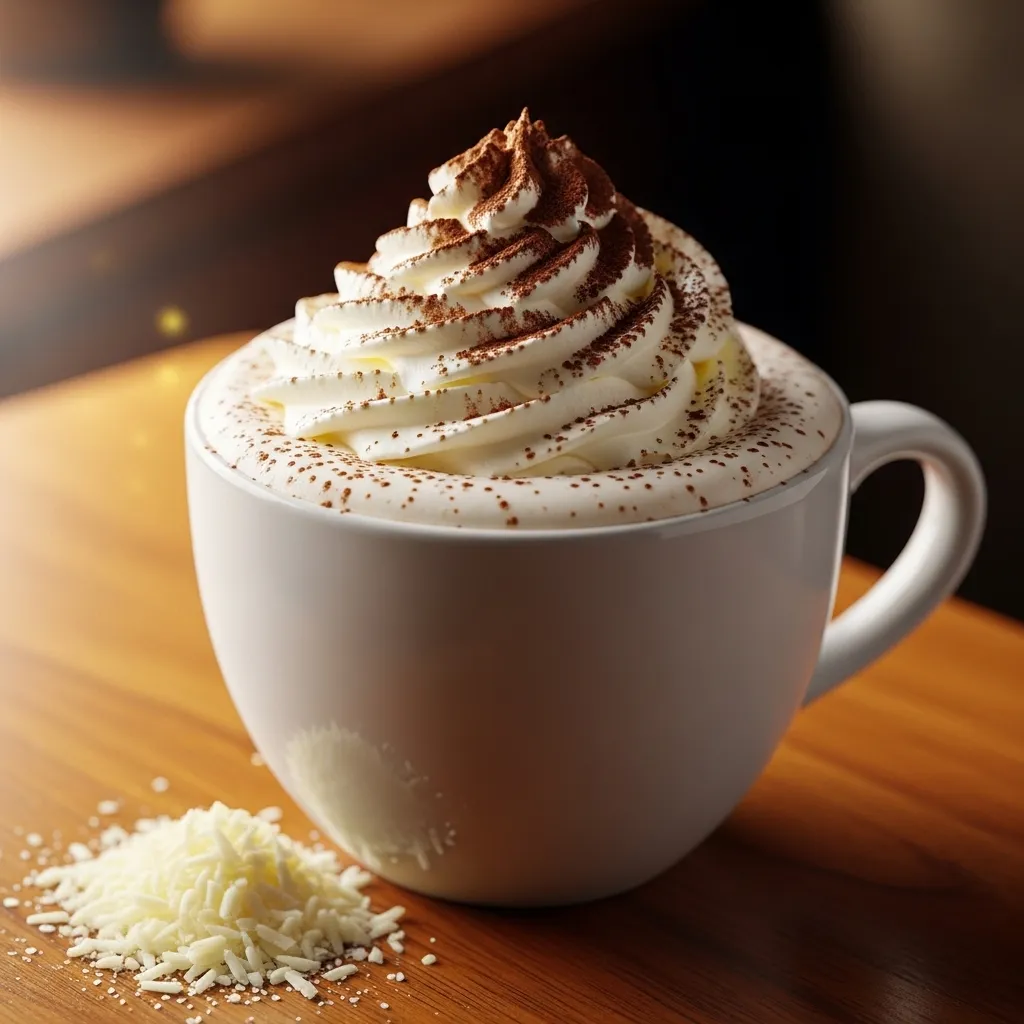 Hot White Chocolate Drink